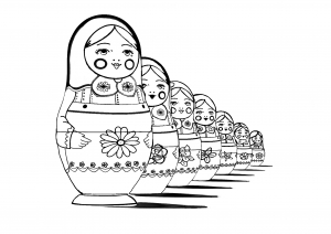 coloring-page-adult-russian-dolls-perspective