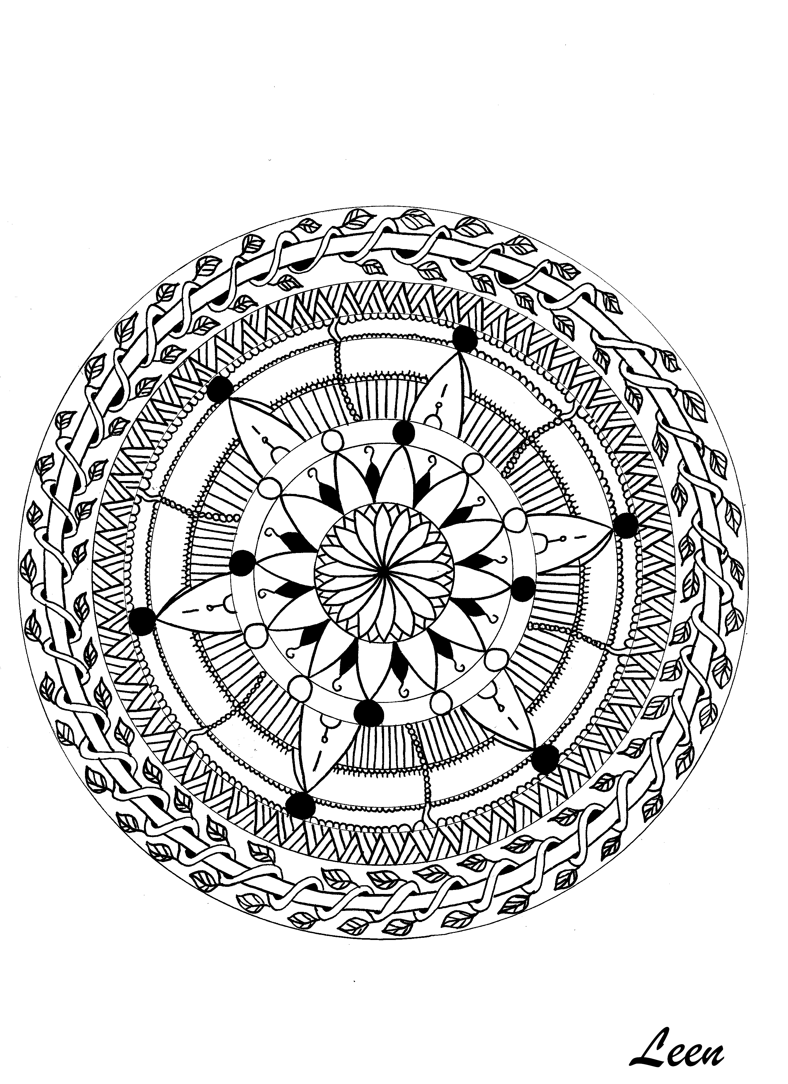 5 image=mandalas coloring adult leen margot mandala with leaves 3