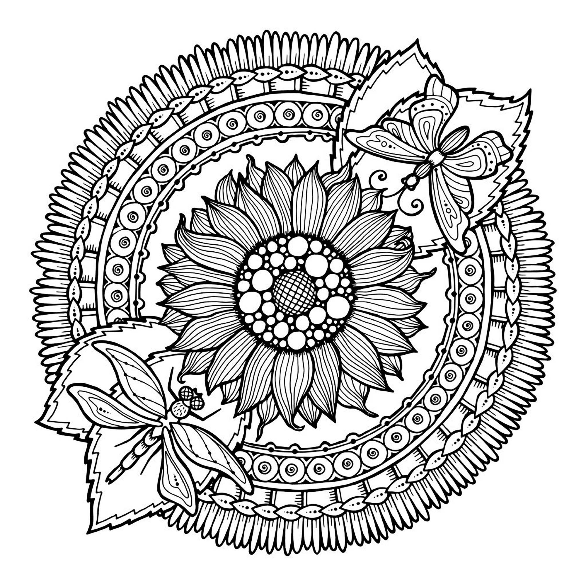 Mandalas Coloring Pages For Adults Coloring Pages Adults Mandala